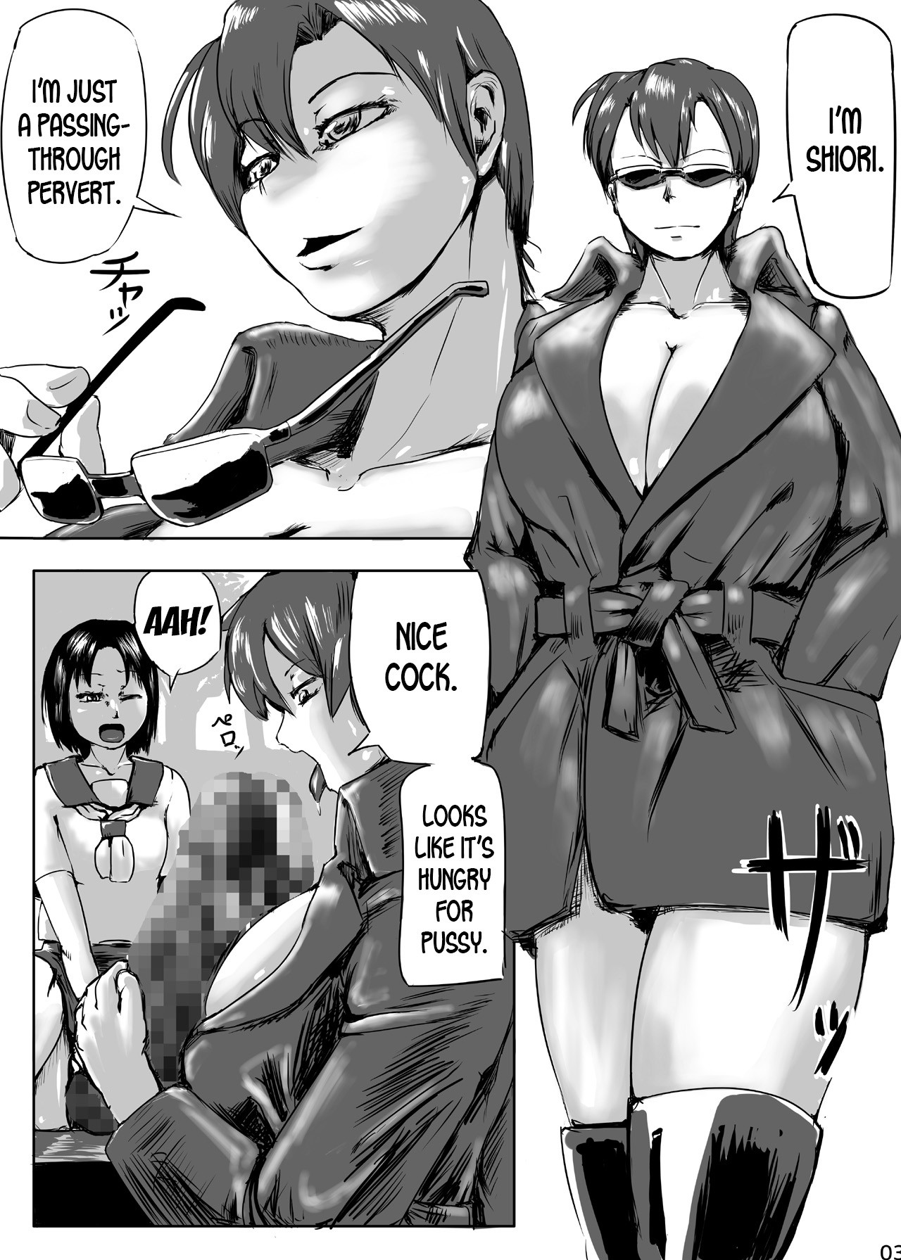 Hentai Manga Comic-Futanari Hunter Shiori-Read-4